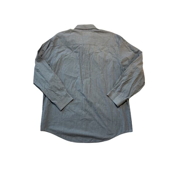 TIMBERLAND Button up; Long sleeve shirt, size Men's XXL, Blue pattern - Picture 2 of 9